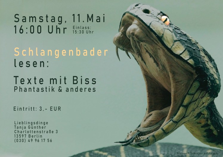 Plakat Lesung Lieblingsdinge Mai 2019 quer